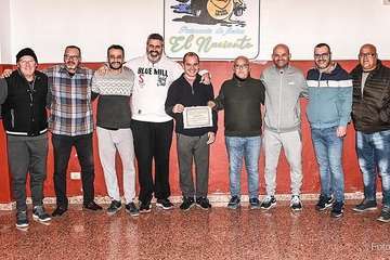 La banda Charcojondo, pregoneros de las fiestas de Lomo Magullo de este año/Antonio Alí.